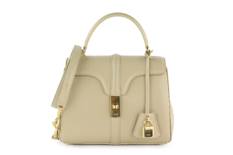 Beige Calfskin Small 19 Bag