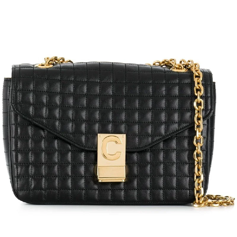 C Quilted Medium Crossbody Bag