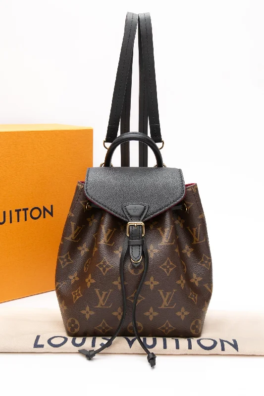 LOUIS VUITTON Black Monogram Montsouris BB Backpack