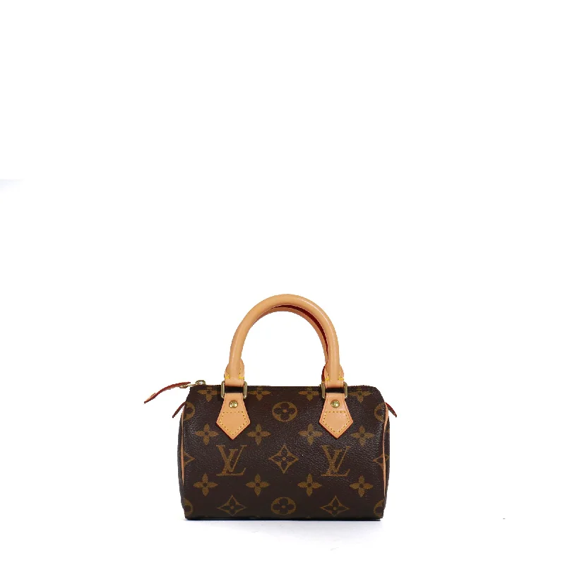 LOUIS VUITTON - Sac à main Nano Speedy en toile monogramme