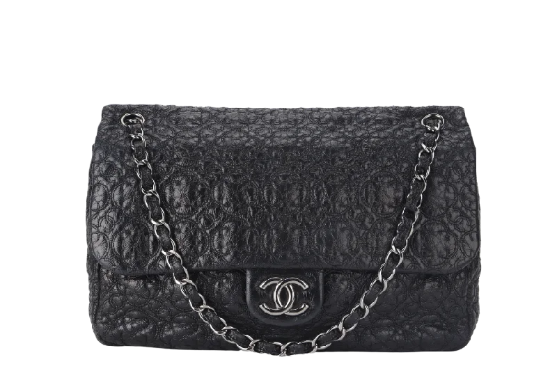 CHANEL LUCKY CHARM MEDIUM PURPLE LAMBSKIN LEATHER SILVER HARDWARE (1294xxxx) NO DUST COVER