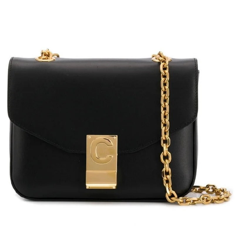 Mini C Black Crossbody Bag