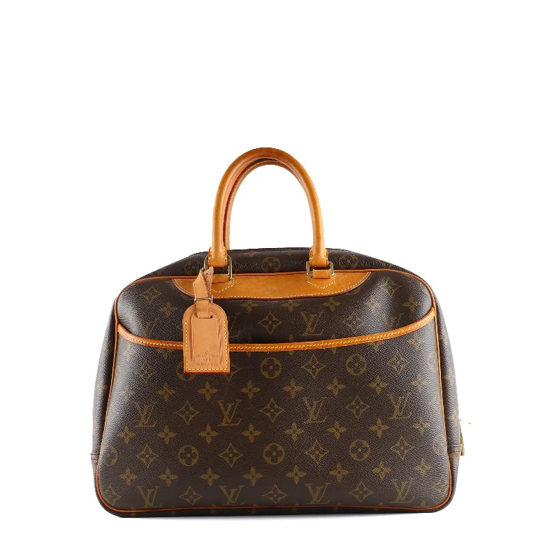 LOUIS VUITTON - Sac à main Deauville en toile monogramme