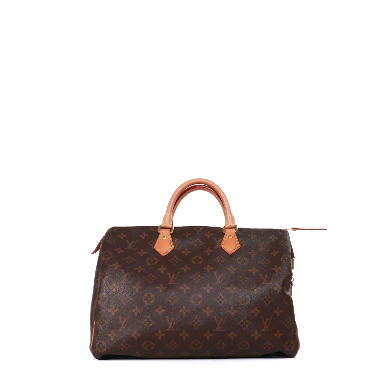 LOUIS VUITTON - Sac à main Speedy 35 en toile monogramme