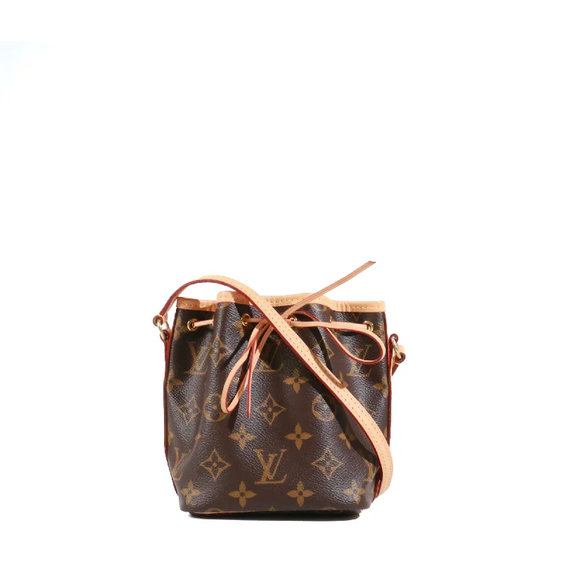 LOUIS VUITTON - Sac à bandoulière Noé mini Louis Vuitton en toile monogramme