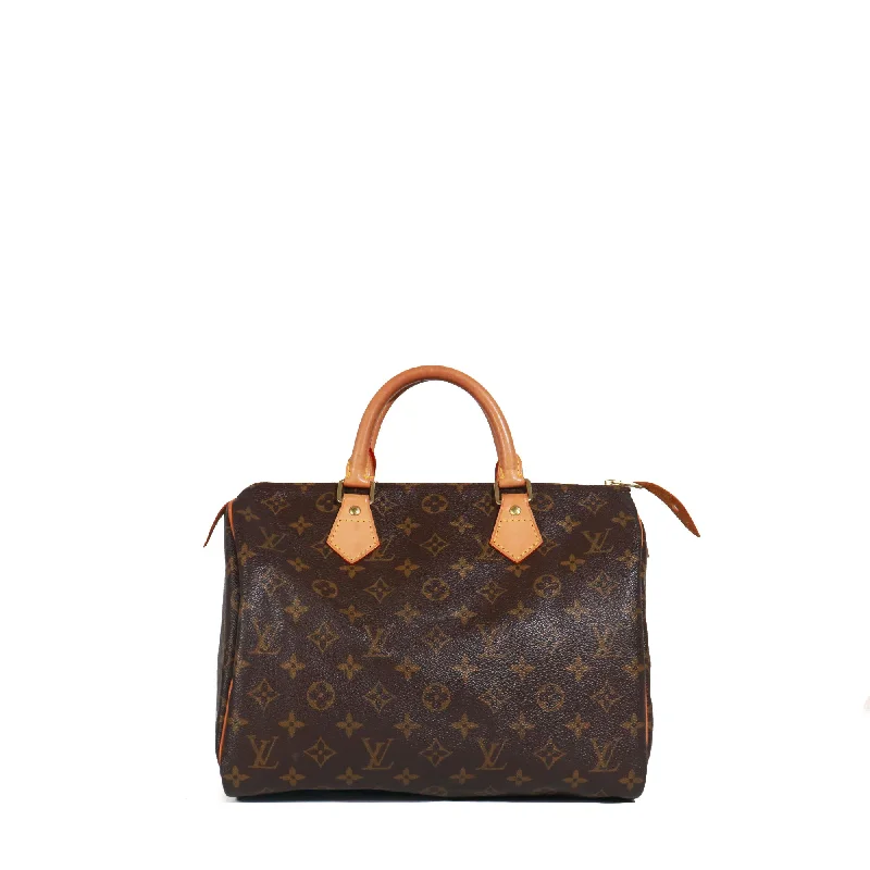 LOUIS VUITTON - Sac à main Speedy 30 en toile monogramme