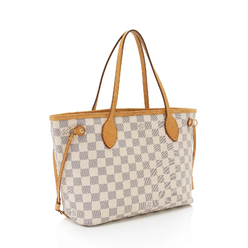 Louis Vuitton Damier Azur Neverfull PM Tote (J4KzAC)