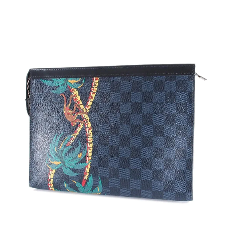 Louis Vuitton Damier Cobalt Jungle Pochette Voyage MM (GIqKlV)