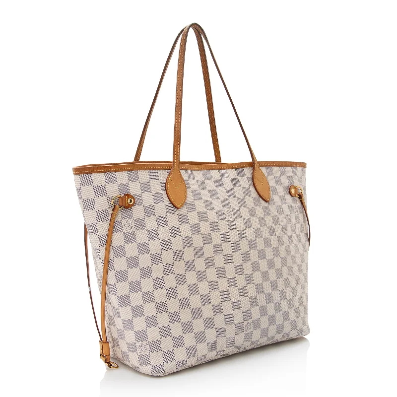 Louis Vuitton Damier Azur Neverfull MM Tote (22889)