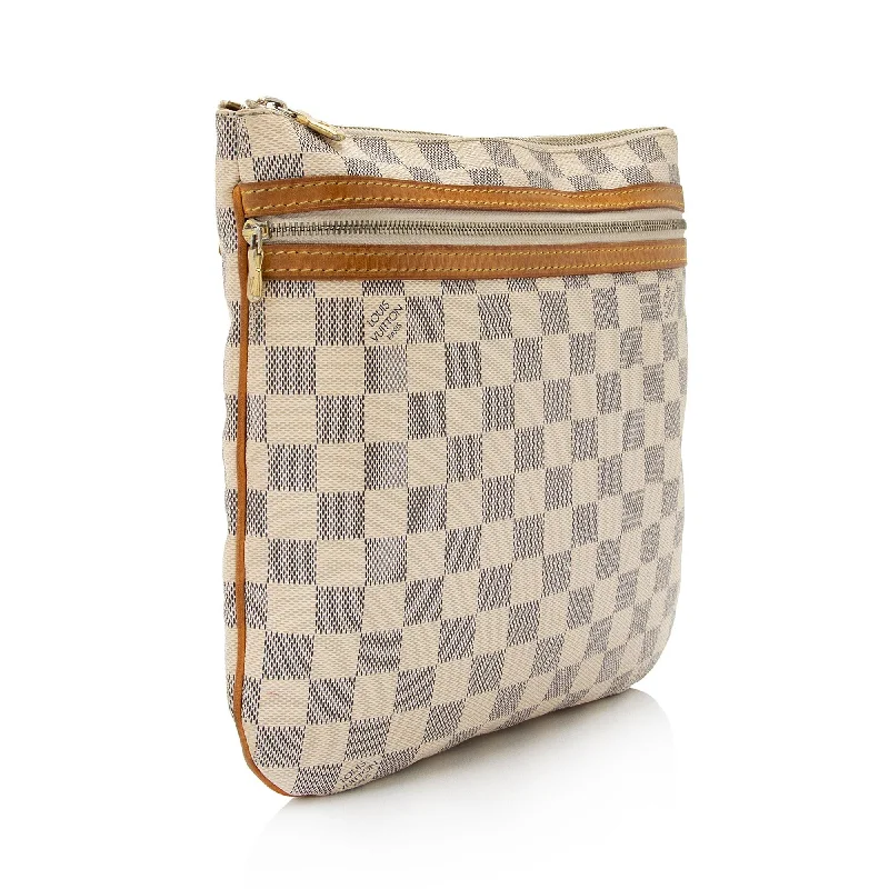 Louis Vuitton Damier Azur Pochette Bosphore Messenger Bag (BRPpFe)