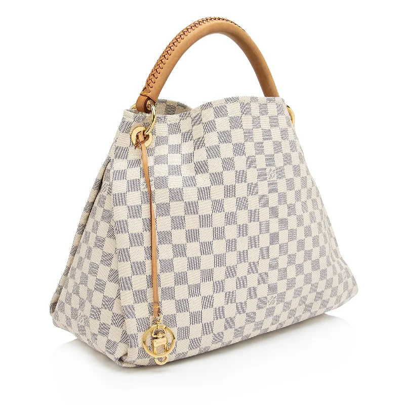 Louis Vuitton Damier Azur Artsy MM Shoulder Bag (e4MqKD)