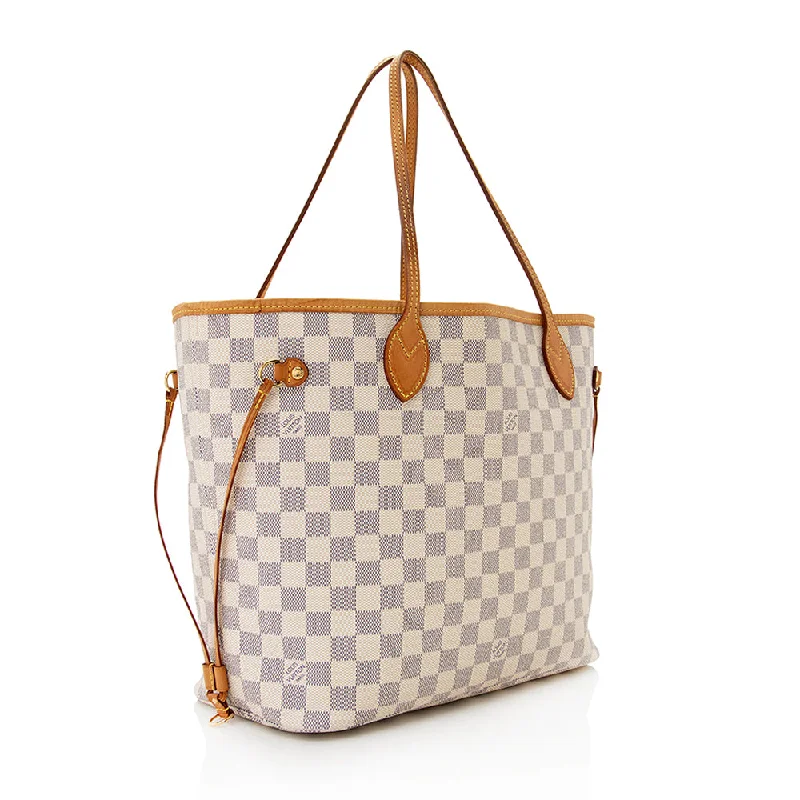 Louis Vuitton Damier Azur Neverfull MM Tote (20798)