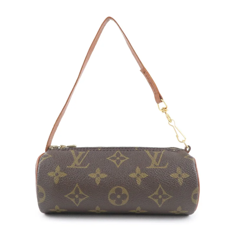 Louis Vuitton Monogram Pouch for Papillon Bag Old Type Brown