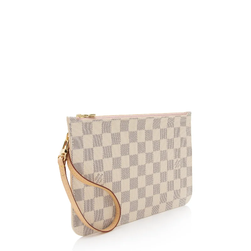 Louis Vuitton Damier Azur Neverfull MM Pochette (RlaeqM)