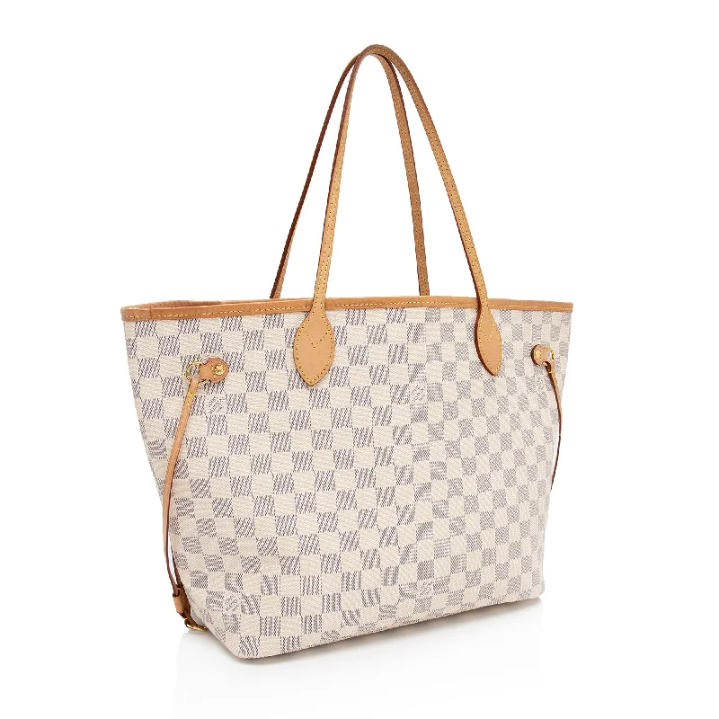 Louis Vuitton Damier Azur Neverfull MM Tote (DBwAn9)