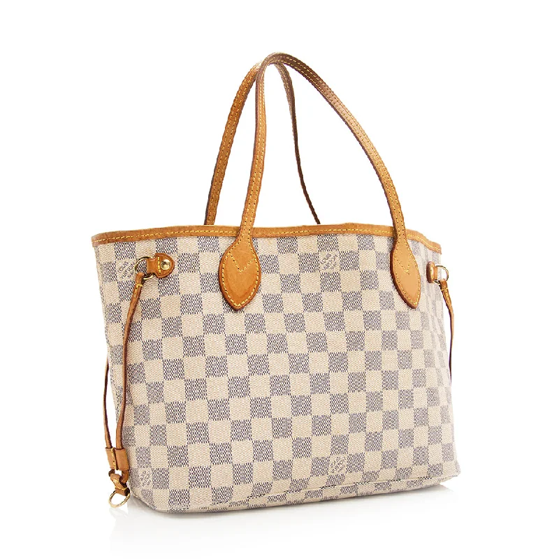 Louis Vuitton Damier Azur Neverfull PM Tote (20386)