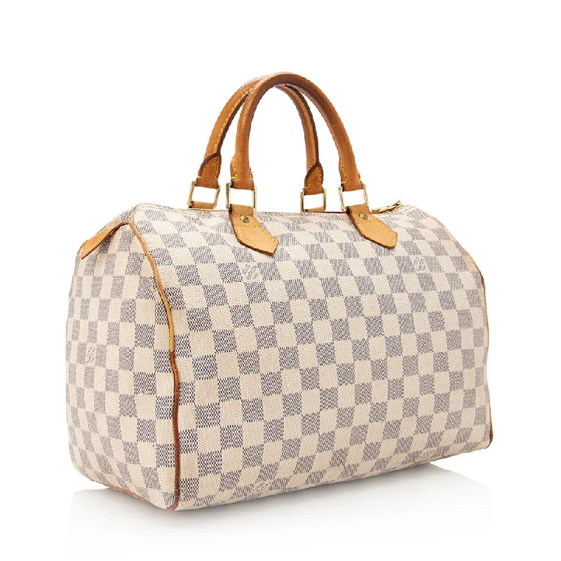 Louis Vuitton Damier Azur Speedy 30 Satchel - FINAL SALE (20474)