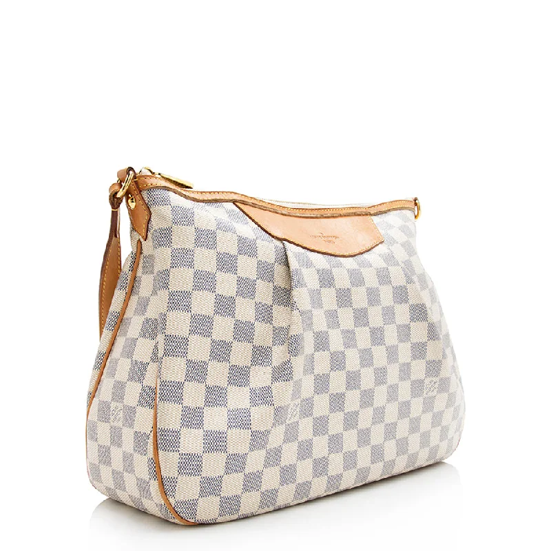 Louis Vuitton Damier Azur Siracusa MM Shoulder Bag (21272)