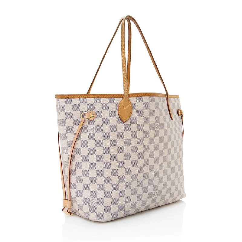 Louis Vuitton Damier Azur Neverfull MM Tote (21930)