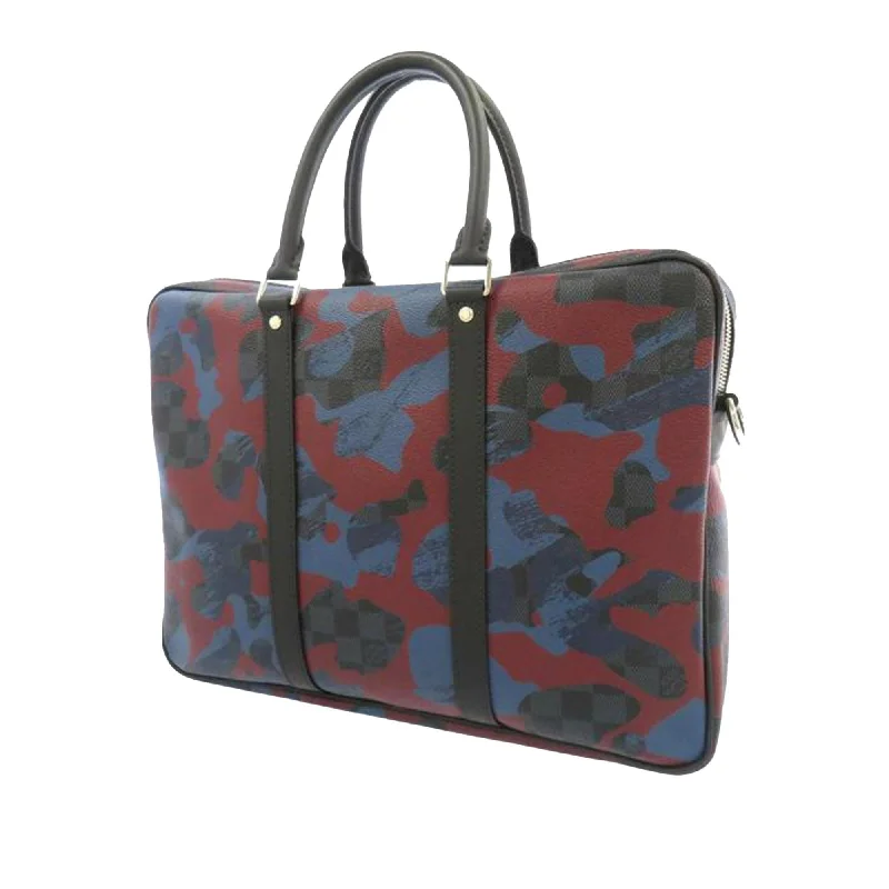 Louis Vuitton Damier Cobalt Camouflage Porte-Documents Voyage PM (a1O5WX)