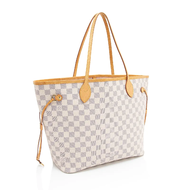 Louis Vuitton Damier Azur Neverfull MM Tote (E9JIhp)