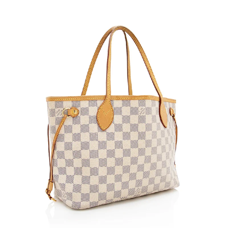 Louis Vuitton Damier Azur Neverfull PM Tote (17821)