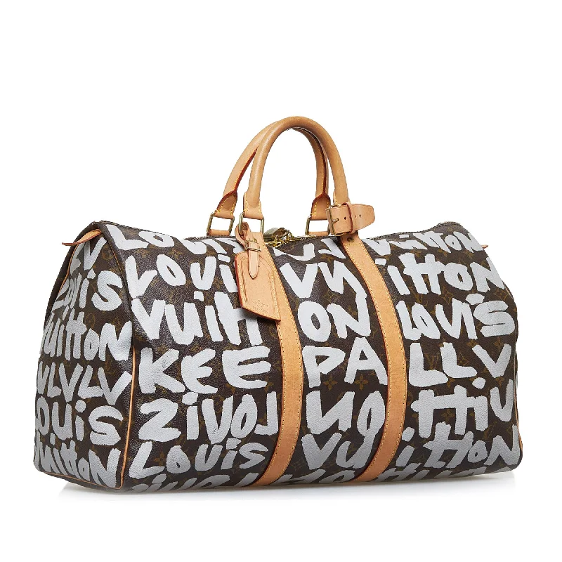 Louis Vuitton Monogram Graffiti Keepall 50