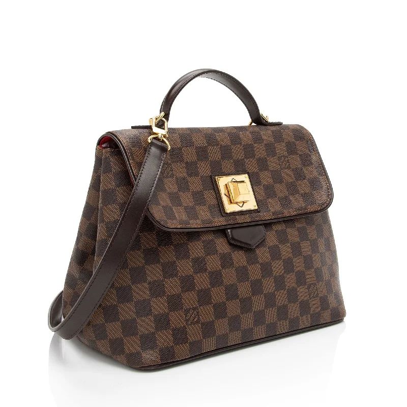 Louis Vuitton Damier Ebene Bergamo MM Satchel (PUez35)