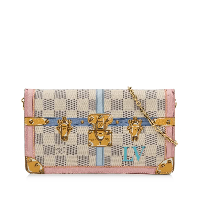 Louis Vuitton Damier Azur Summer Trunks Pochette Weekend (4ijyhw)