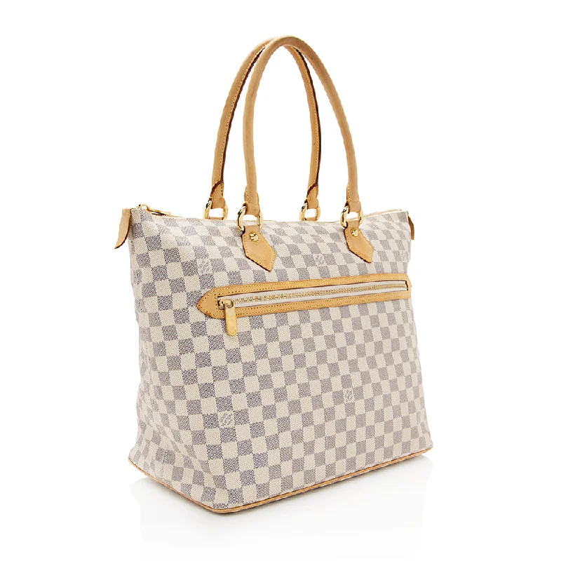 Louis Vuitton Damier Azur Saleya GM Tote (19414)