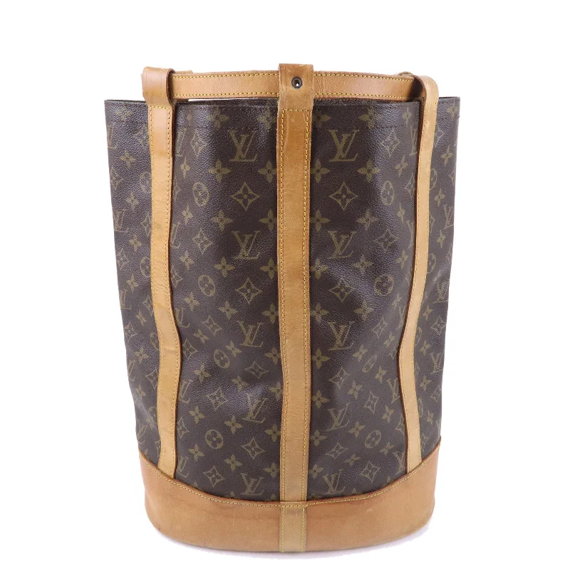 Louis Vuitton Monogram Randonnee GM Laundry Bag Brown M42244