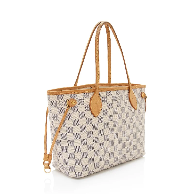 Louis Vuitton Damier Azur Neverfull PM Tote (DxgmLJ)