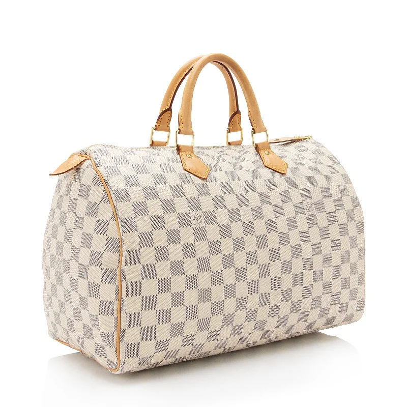 Louis Vuitton Damier Azur Speedy 35 Satchel (Sjma9Y)