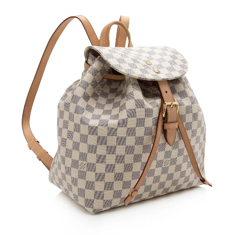 Louis Vuitton Damier Azur Sperone Backpack (22674)