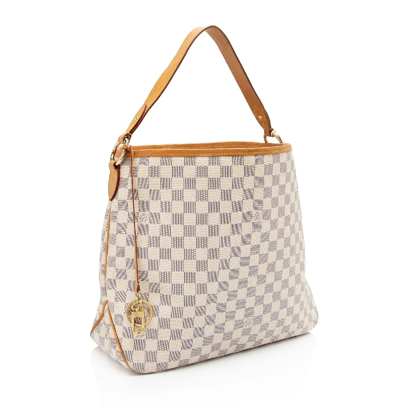 Louis Vuitton Damier Azur Delightful MM Shoulder Bag (71WTjj)