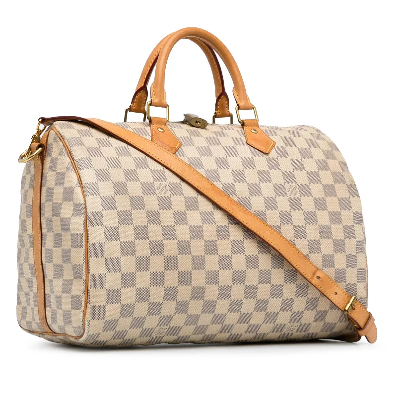 Louis Vuitton Damier Azur Speedy Bandouliere 35 (Zy55wa)