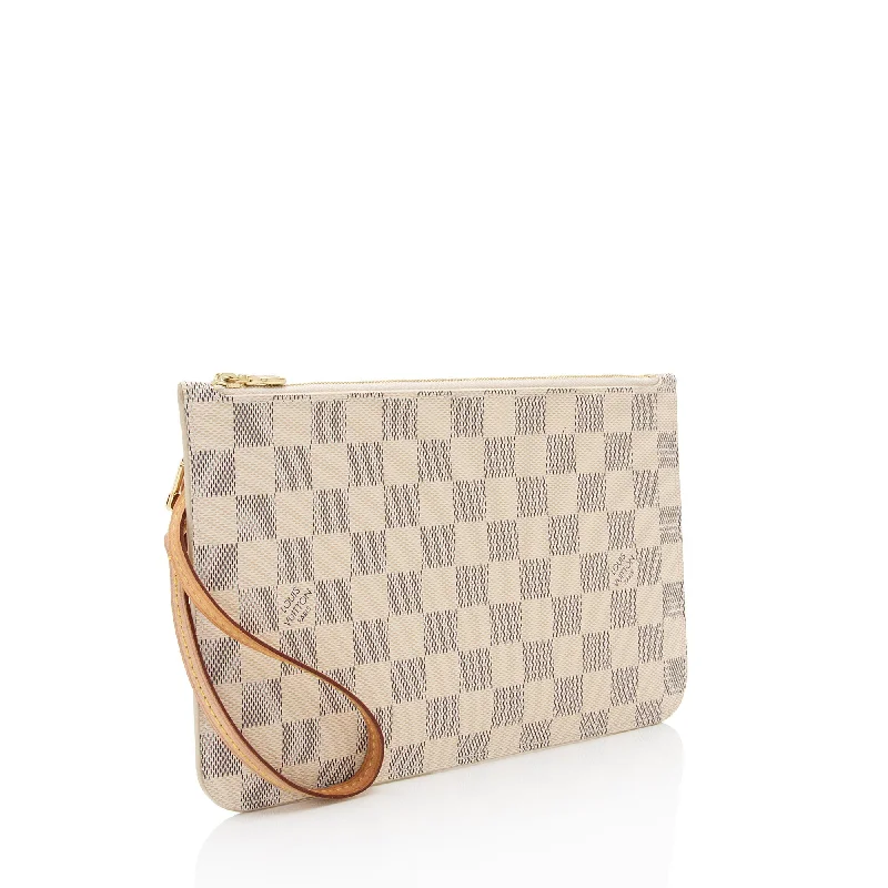 Louis Vuitton Damier Azur Neverfull MM Pochette (QQNLhH)