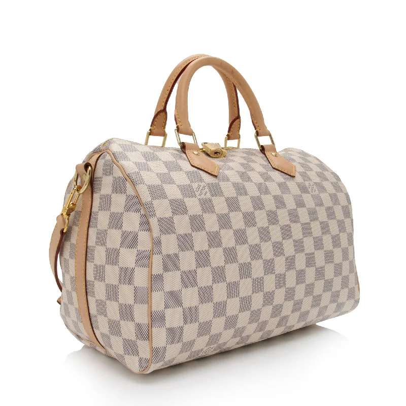 Louis Vuitton Damier Azur Speedy Bandouliere 30 Satchel (es0MQN)