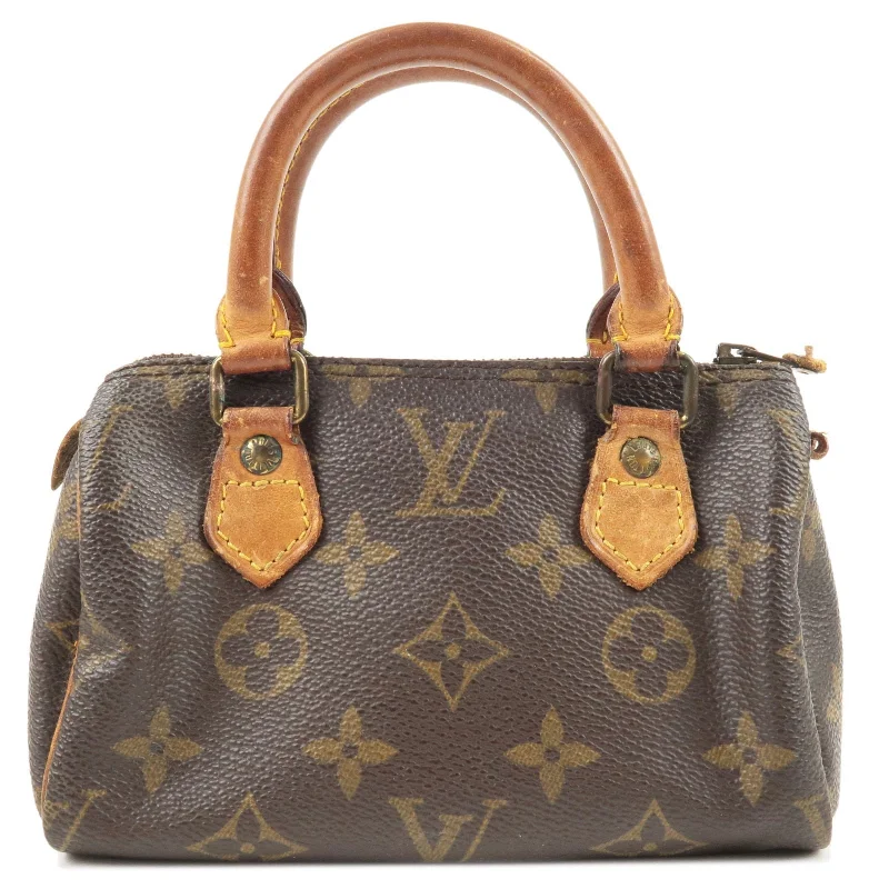 Louis Vuitton Monogram Mini Speedy Hand Bag Purse M41534