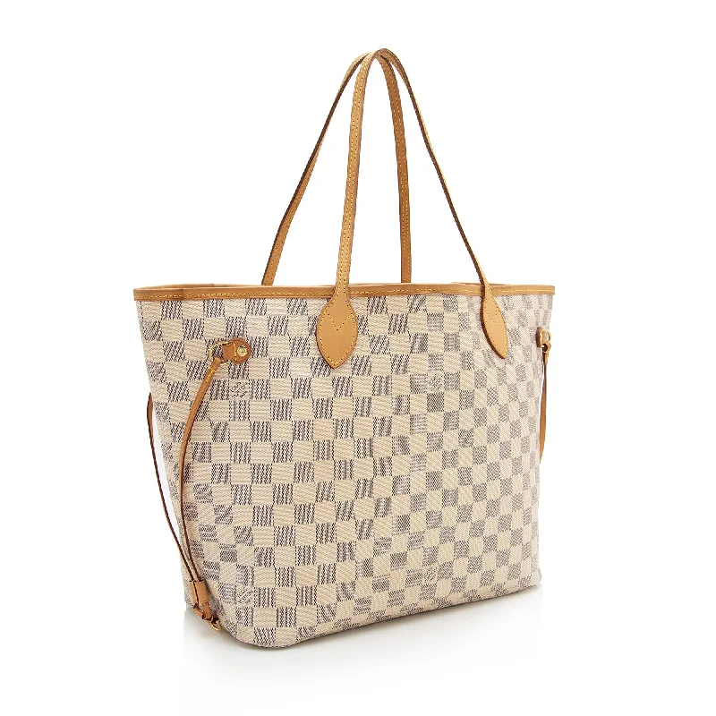 Louis Vuitton Damier Azur Neverfull MM Tote (22672)