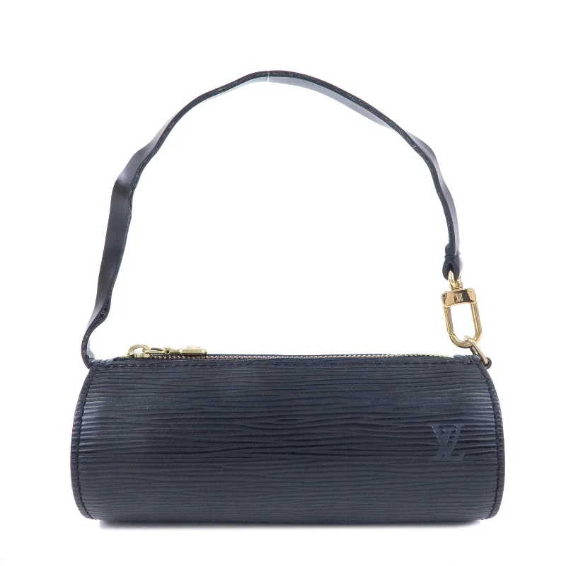 Louis Vuitton Epi Pouch For Soufflot Hand Bag Noir