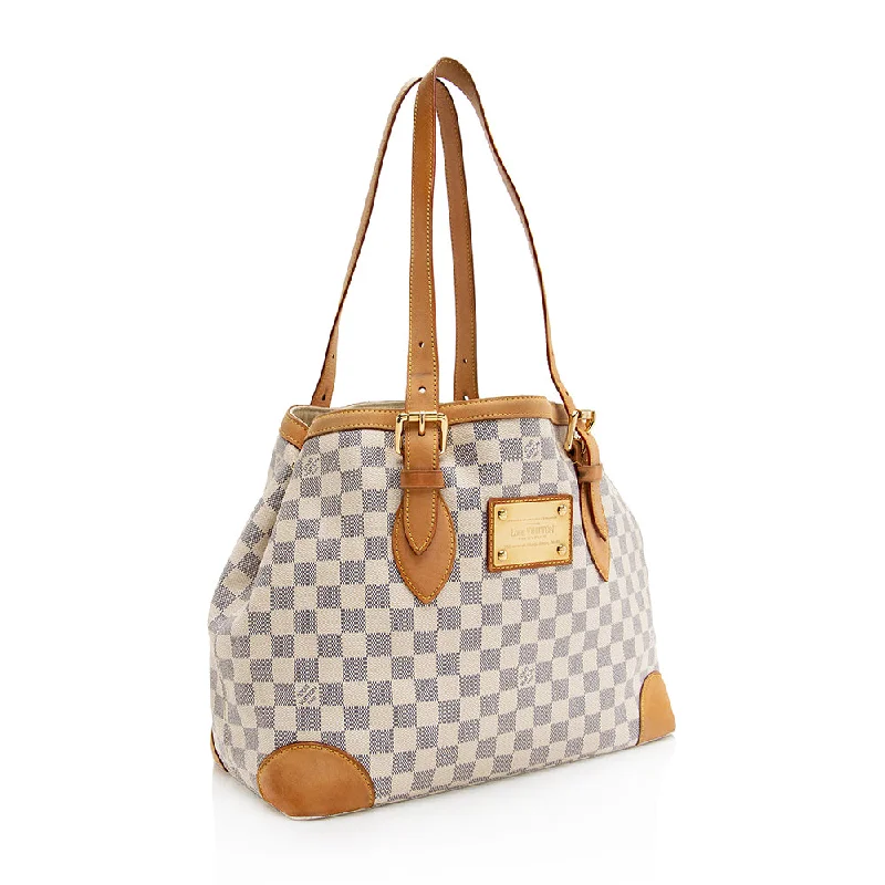 Louis Vuitton Damier Azur Hampstead MM Tote (21018)