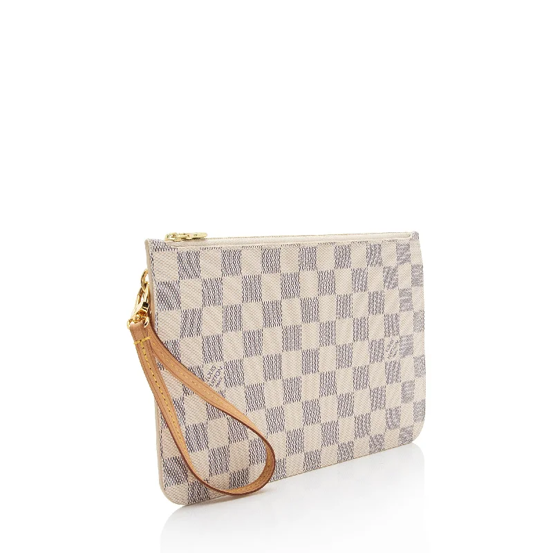 Louis Vuitton Damier Azur Neverfull MM Pochette (R3yKMv)