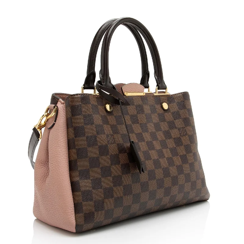 Louis Vuitton Damier Ebene Brittany Satchel (23158)