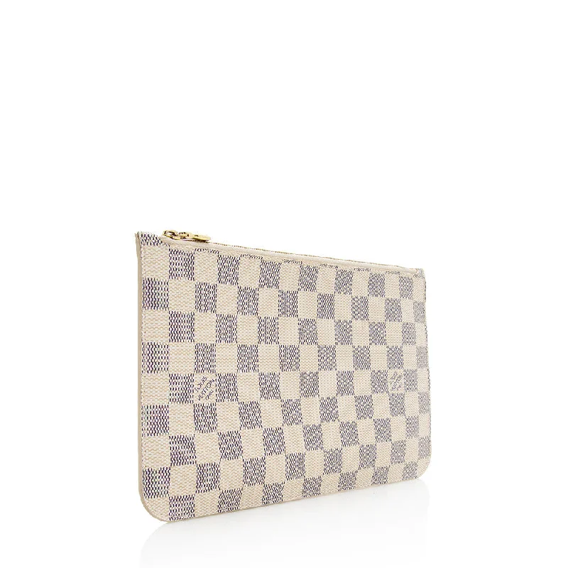 Louis Vuitton Damier Azur Neverfull MM Pochette (21852)