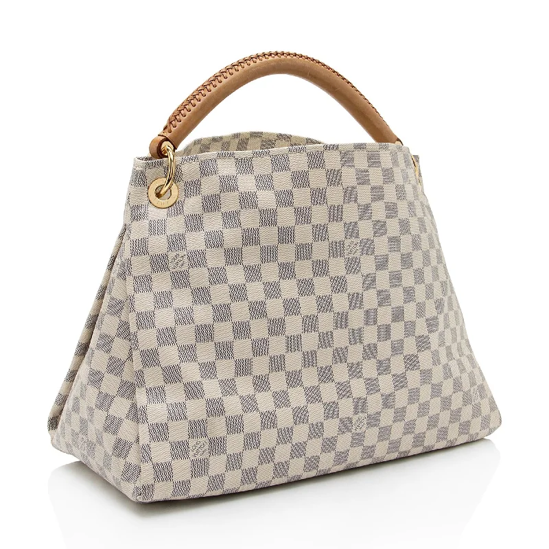 Louis Vuitton Damier Azur Artsy MM Shoulder Bag (gtkVng)