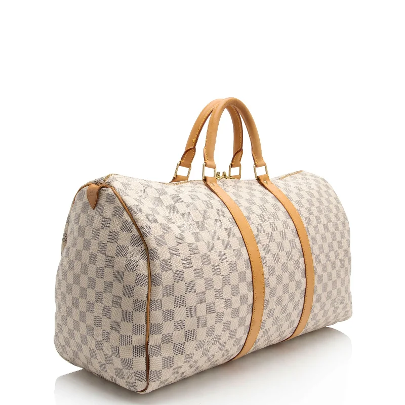 Louis Vuitton Damier Azur Keepall 50 Duffle Bag (pwEGPv)