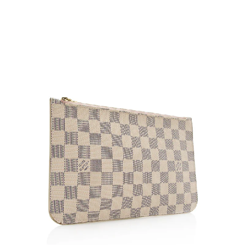 Louis Vuitton Damier Azur Neverfull MM Pochette (21426)