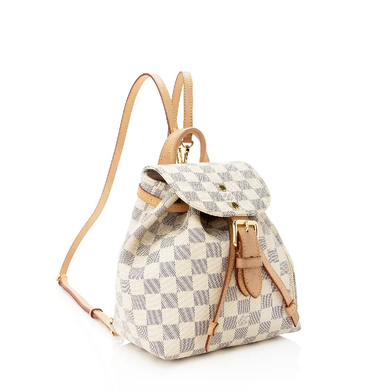 Louis Vuitton Damier Azur Sperone BB Backpack (22428)