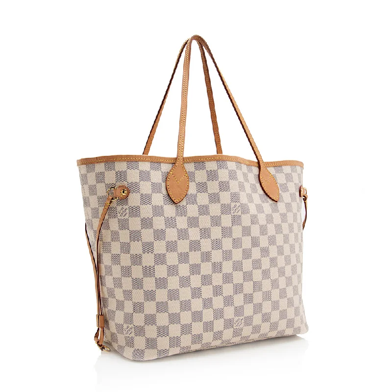 Louis Vuitton Damier Azur Neverfull MM Tote (20038)